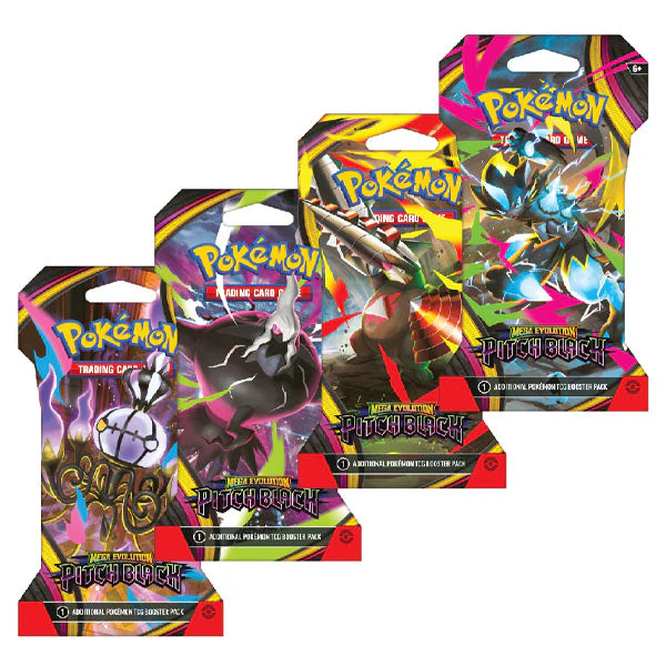 PITCH BLACK SLEEVED BOOSTER PACK