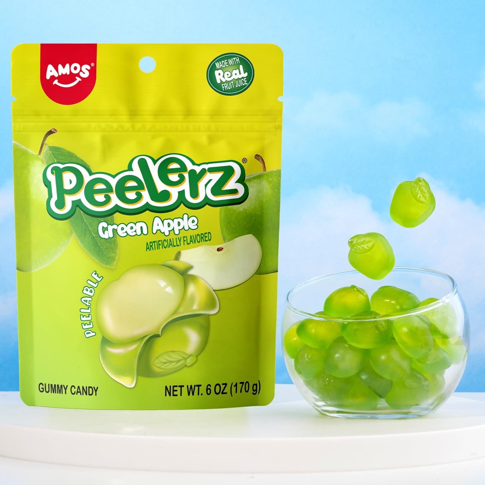 PEELERZ GOMITAS SABOR MANZANA VERDE